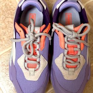 Purple and Orange Sneakers Puma, NEW